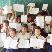 カンボジアの教室