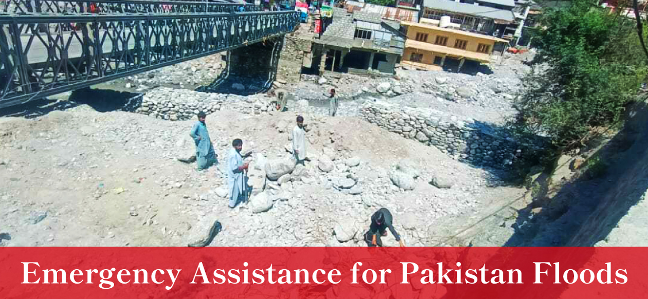 Launched Emergency Assistance for Pakistan Floods