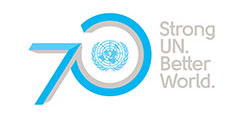 国連創設70周年ロゴマーク