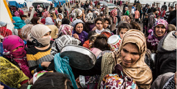 トルコの難民キャンプ