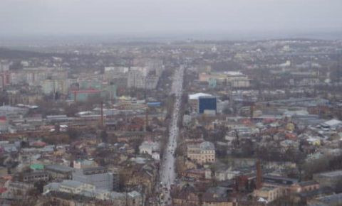 ウクライナの街並み