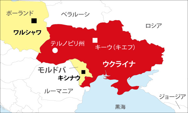 ウクライナ地図