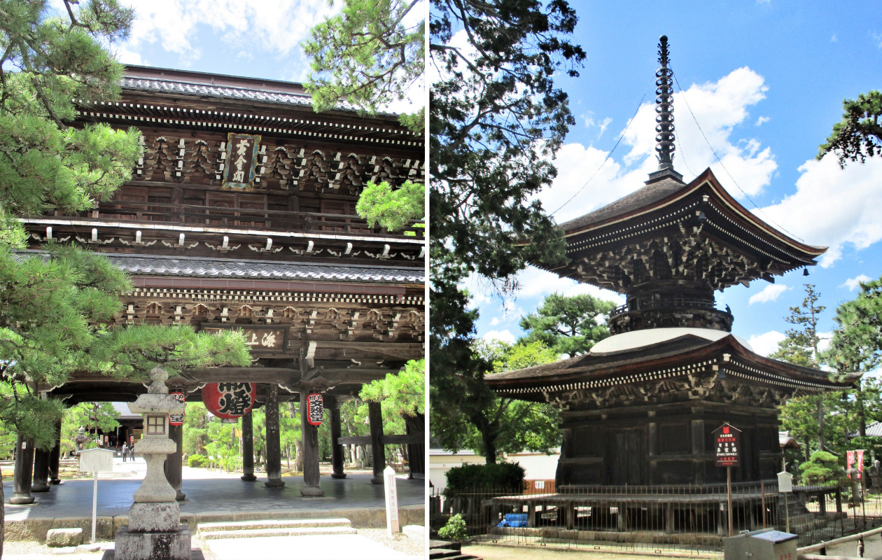 2つの寺院の写真