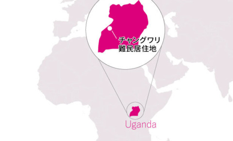 ウガンダの地図