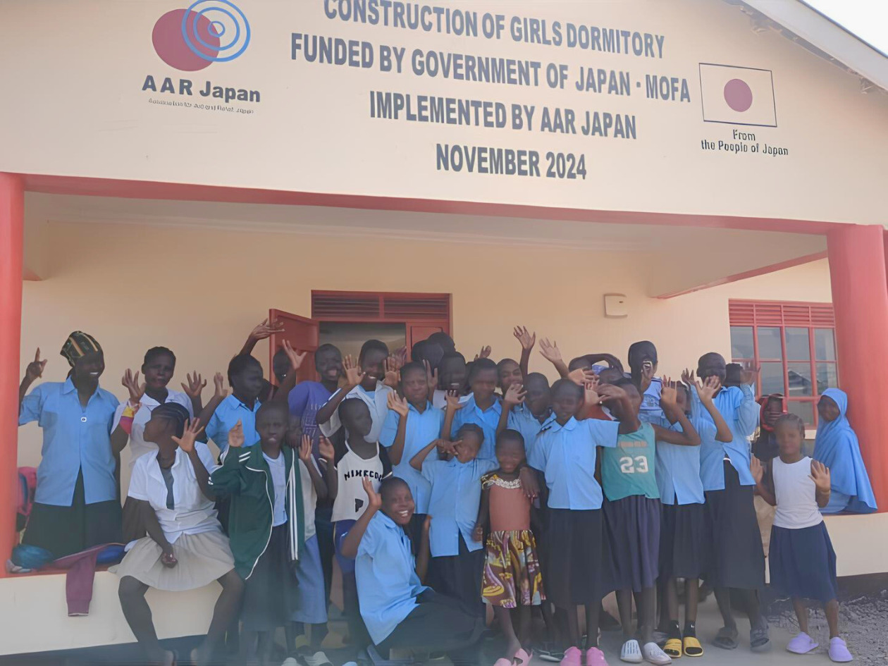 女子寮生徒の集合写真