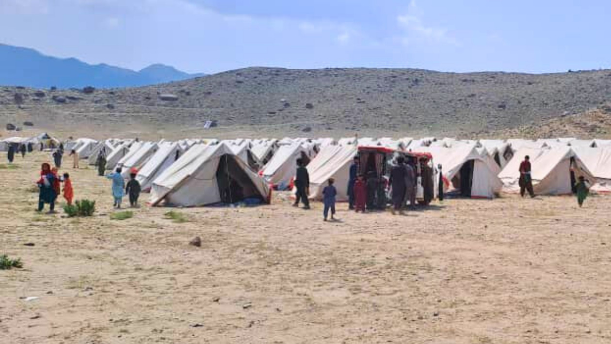 テント村の様子