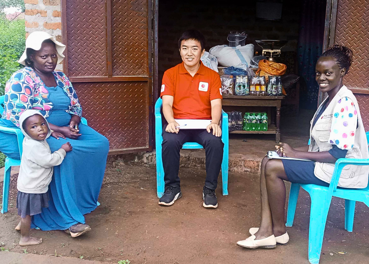 リディアさんインタビューの様子