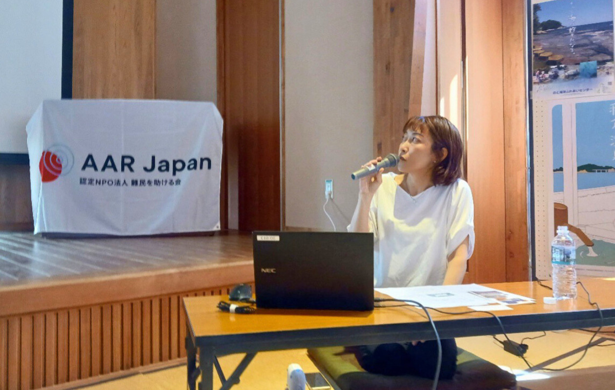 セルフケアの講義の様子