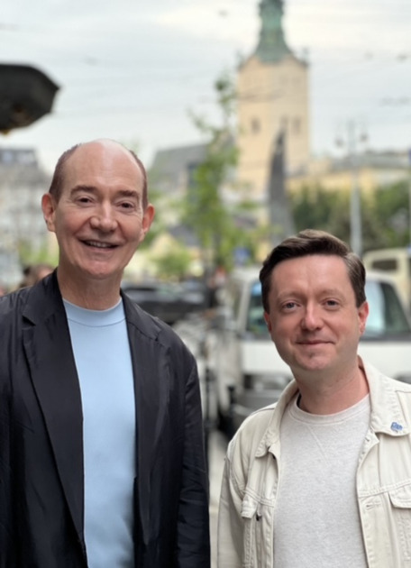 オスタップさんとキャンベルさんの写真