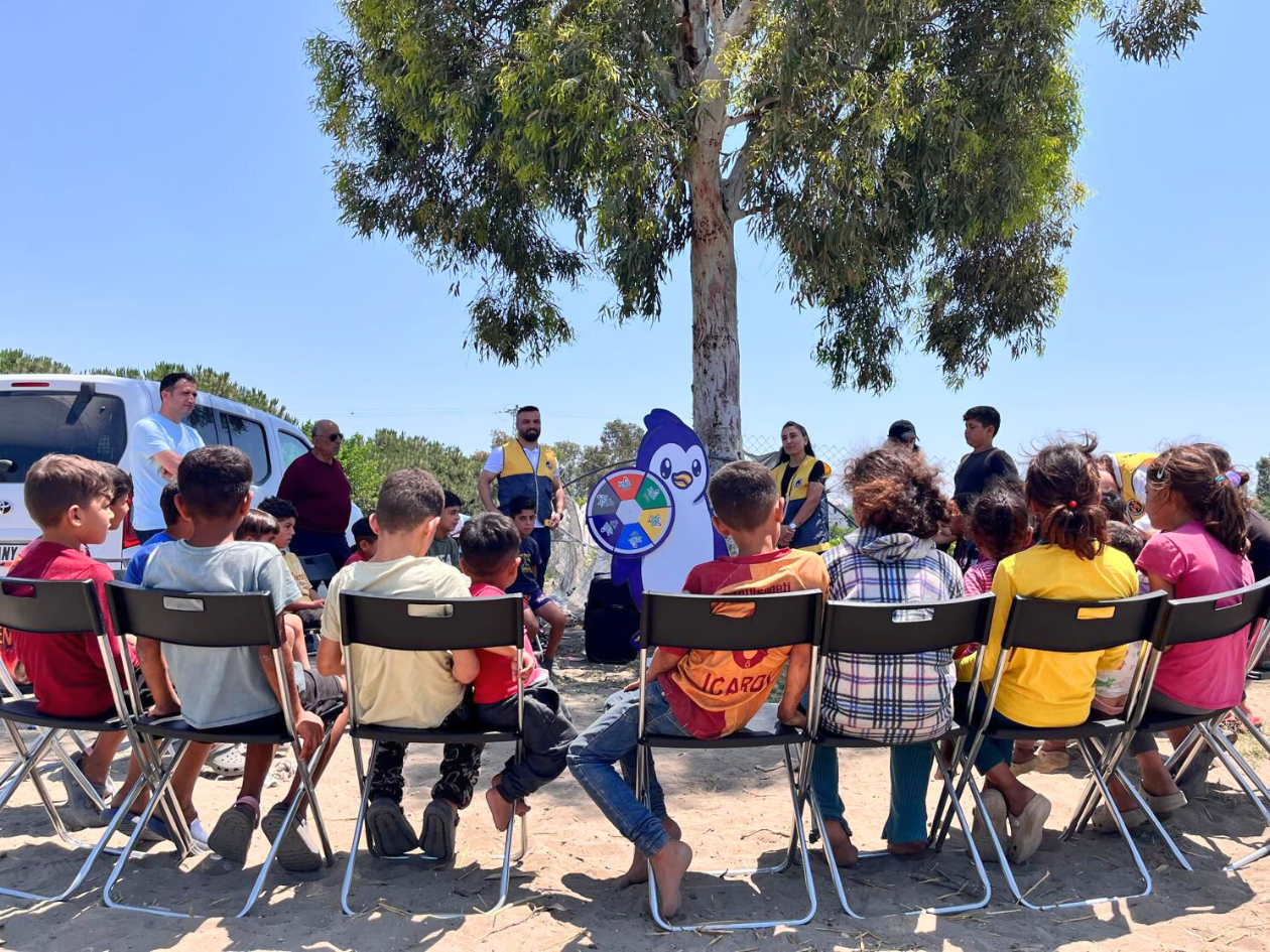 CBOに参加する子供たち