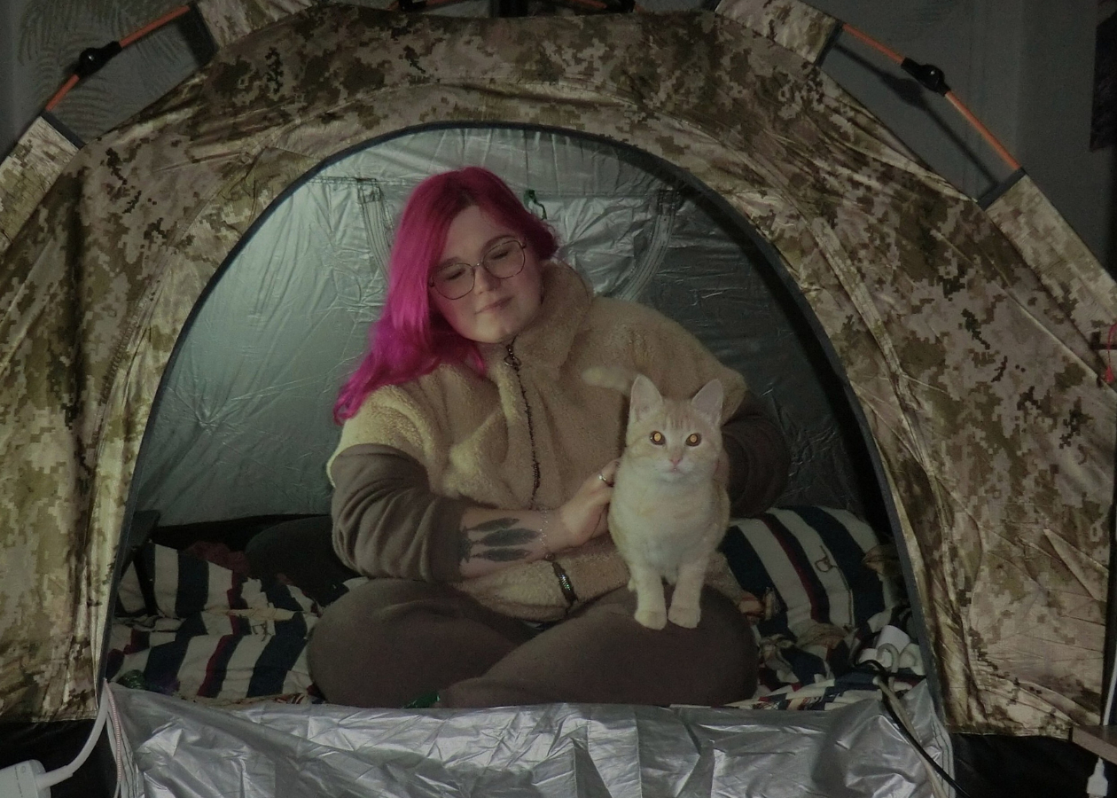 タイスさんと飼い猫