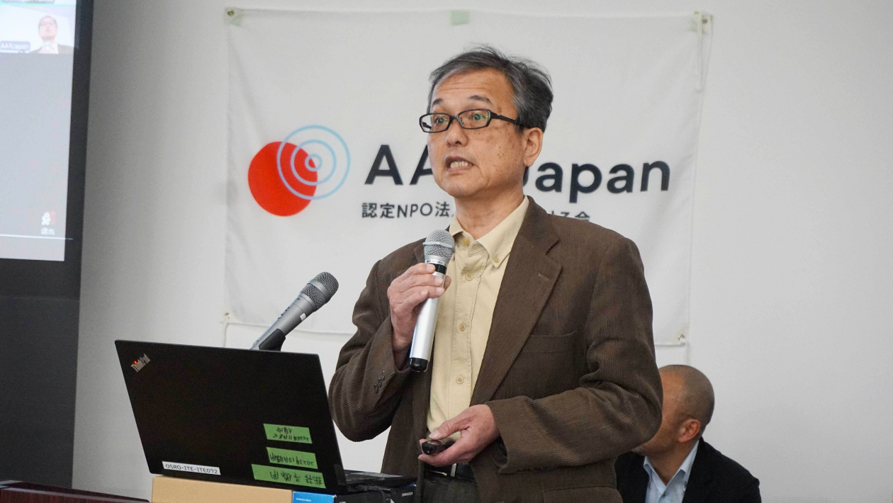 後援中の赤松氏